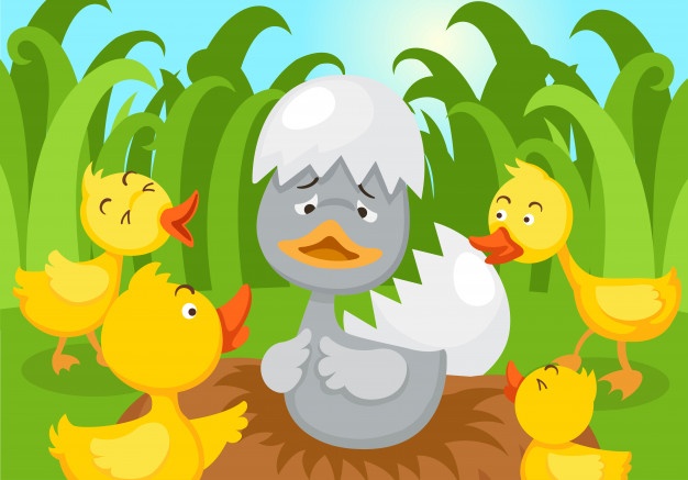 داستان انگلیسی جوجه اردک زشت برای کودکان + ترجمه
